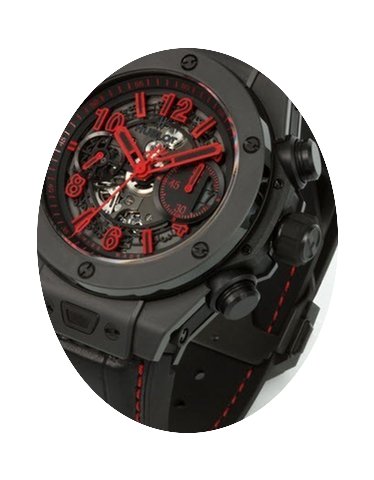 Hublot Big Bang Unico All Black Red Blac...
