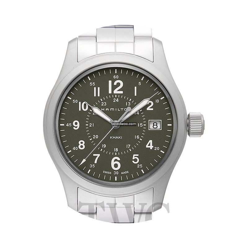 Hamilton Khaki Field Quartz Grey Steel 3...