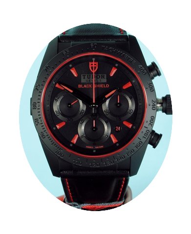 Tudor Fastrider Black Shield red Leder L...