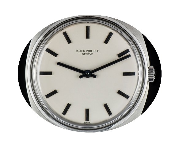 Patek Philippe S/Steel Silver Dial Tonne...