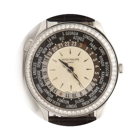 Patek Philippe World Time 18K White Gold...