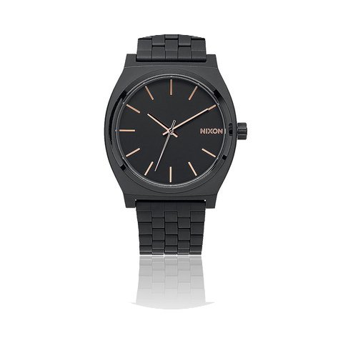 Nixon The Time Teller All Black / Rose G...
