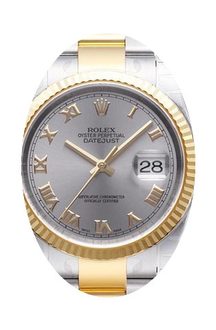 Rolex Datejust 36 116233-GRYRFO Grey Rom...