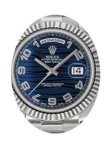 Rolex Day-Date II 218239-BLUAFP 41mm Blu...