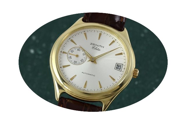 Zenith 18k (0,750) Gold Elite Automatik ...