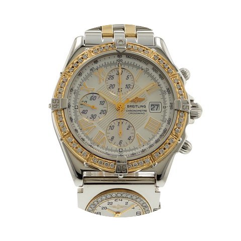 Breitling Crosswind UTC Gold/Steel/Diamo...