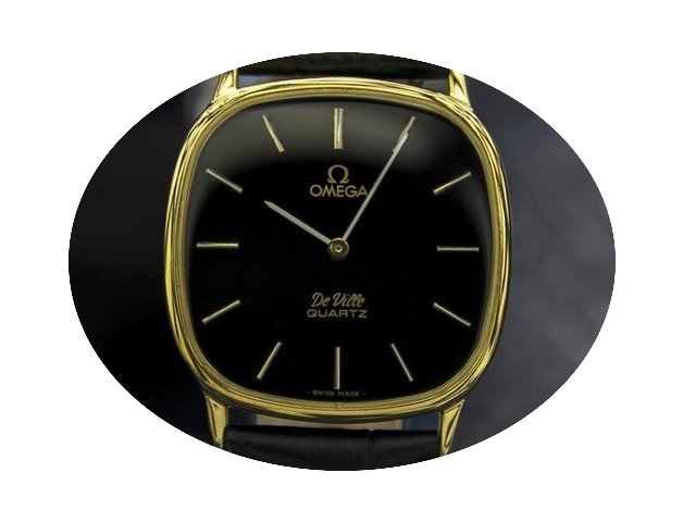 Omega Deville 1365 Mens Swiss Push Pin Q...