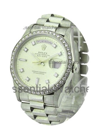Rolex Used Men''s Platinum President wit...