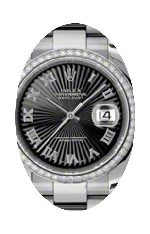 Rolex Datejust 36 116244-BLKSBRO Black S...