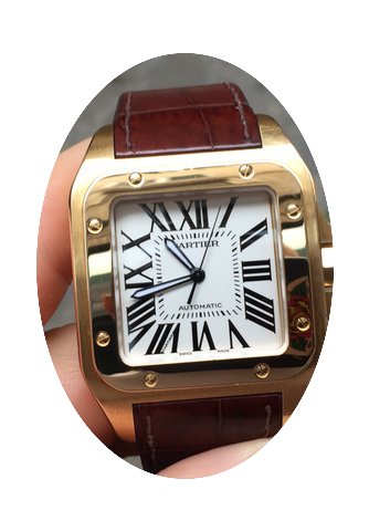Cartier SANTOS 100 XL large oro gold ful...