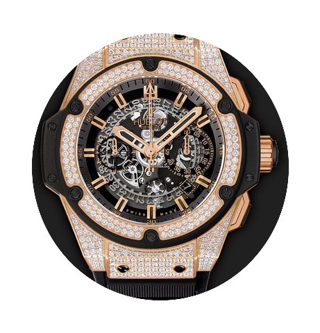 Hublot King Power Unico King Gold Pavé ...