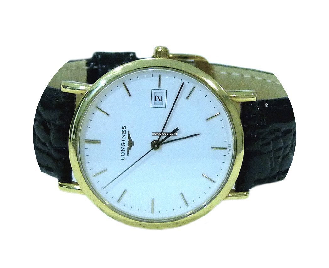 Longines Presence 18K Yellow Gold Unisex...