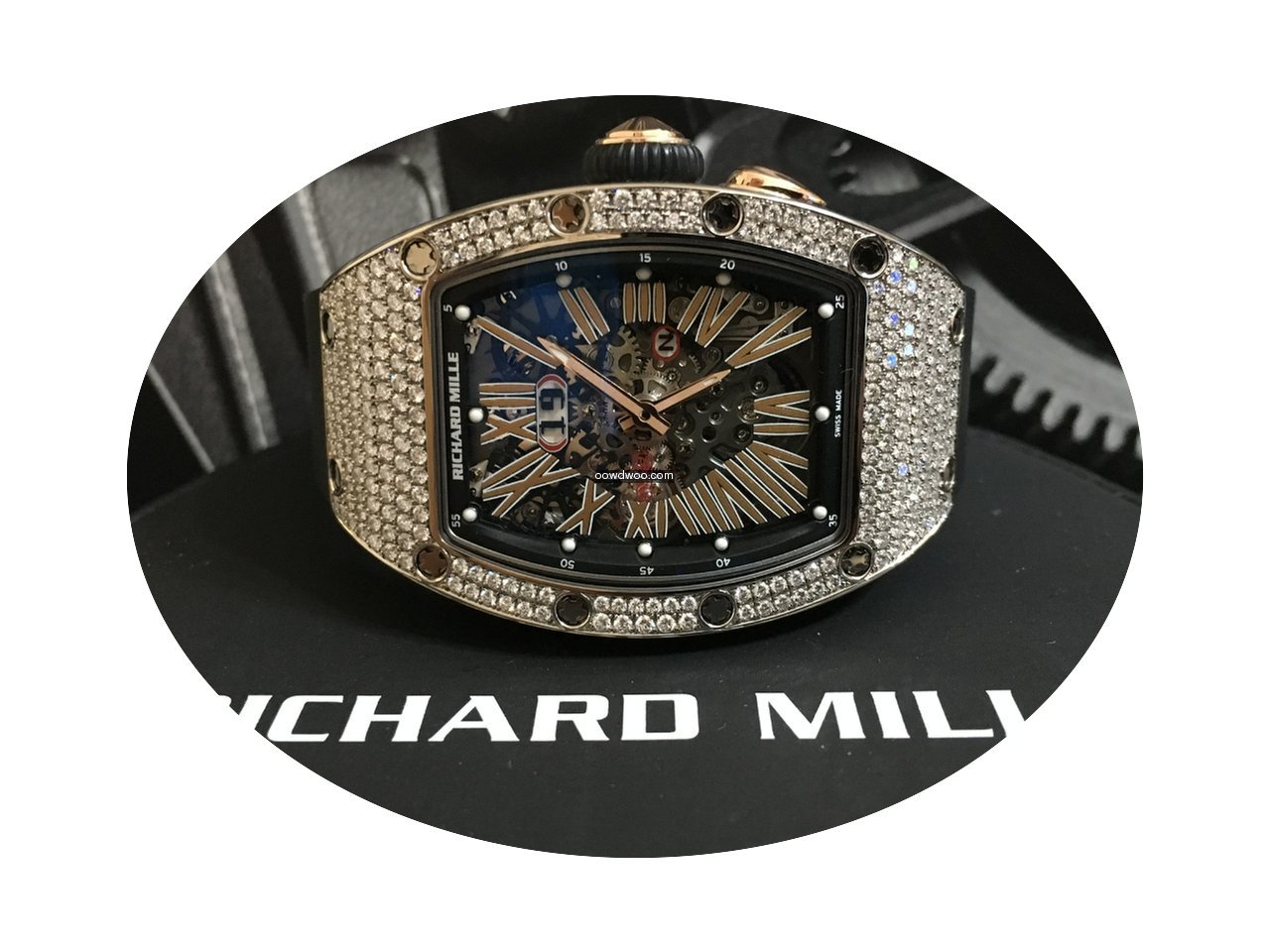 Richard Mille RM037 White Gold Full diam...