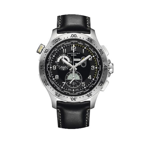 Hamilton Khaki Aviation Worldtimer H7671...