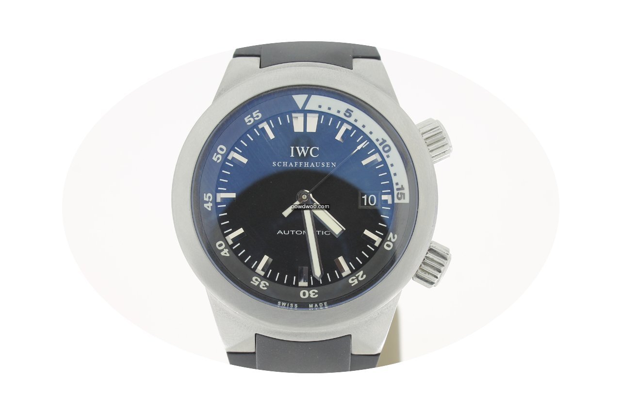 IWC GST Aquatimer Steel BlackDial (B&P20...