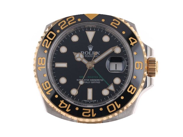 Rolex GMT Master II Stahl Gelbgold Keram...