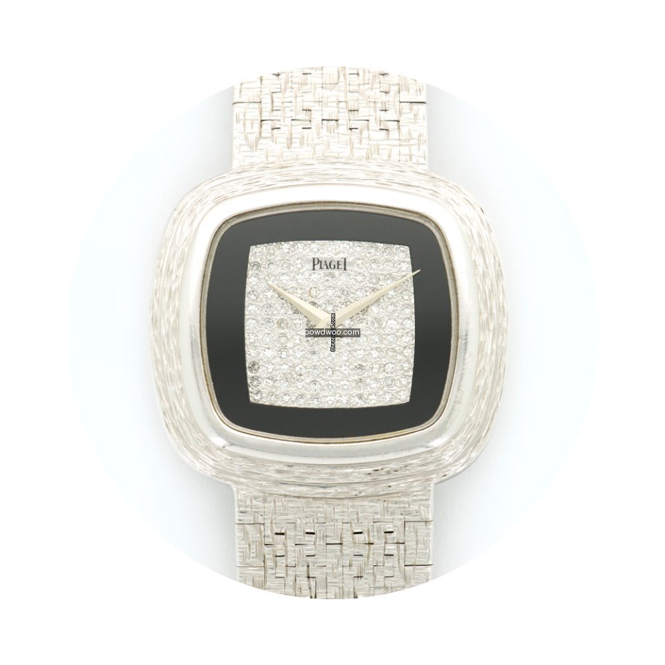 Piaget White Gold Diamond & Onyx Bracele...