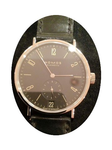 Nomos Tangomat Ruthenium Datum Glasboden...