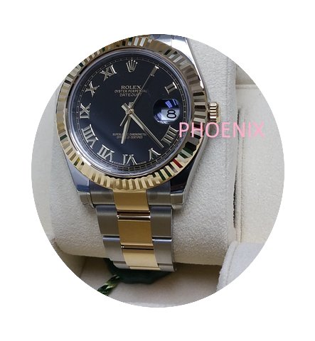 Rolex Datejust 41mm Black Roman 116333...