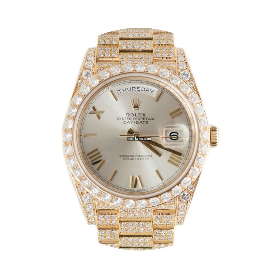Rolex Daydate 40 Yellow Gold Sundust...