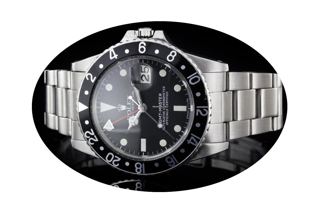 Rolex GMT-Master (40mm) Ref.: 16750 Schw...