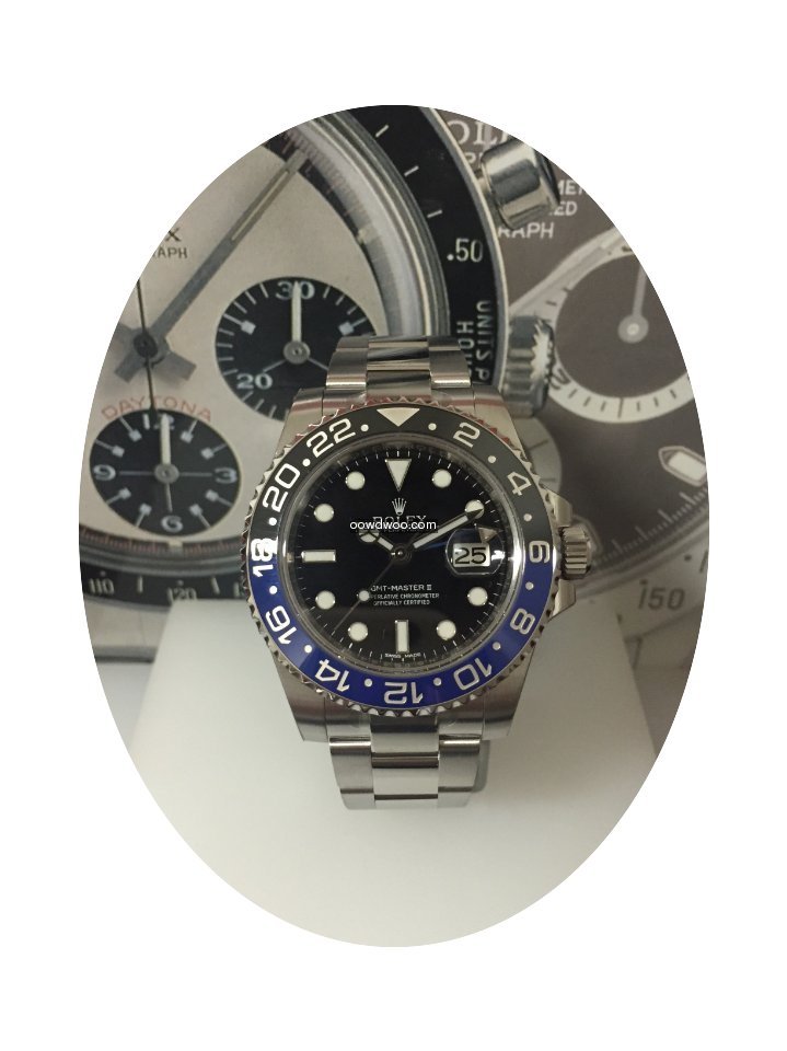 Rolex GMT MASTER II 116710BLNR BLU NERO...