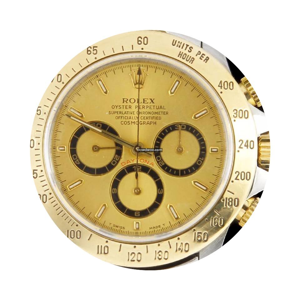 Rolex Daytona 18K & Stainless 16523 w/ 2...