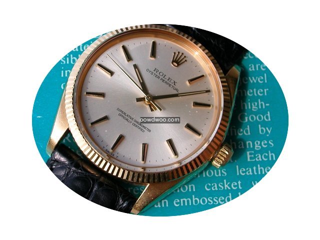 Rolex Chronometer Ref. 1005 in 18k Gelbg...