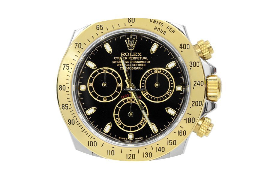 Rolex デイトナ Daytona YG Black Dial...