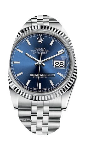 Rolex DATEJUST 36MM STEEL AND WHITE GOLD...