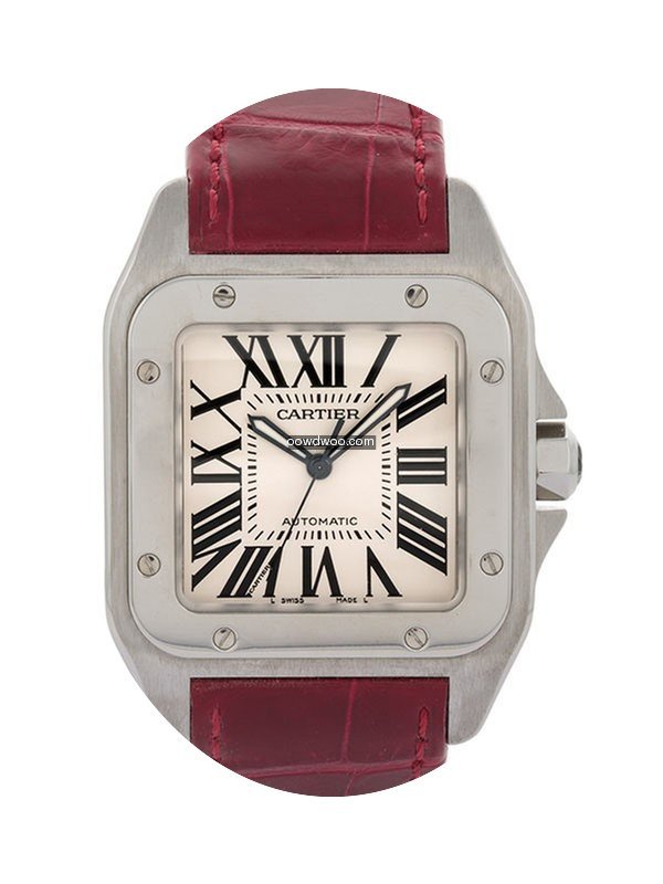 Cartier Santos 100 In Acciaio Ref. W2007...