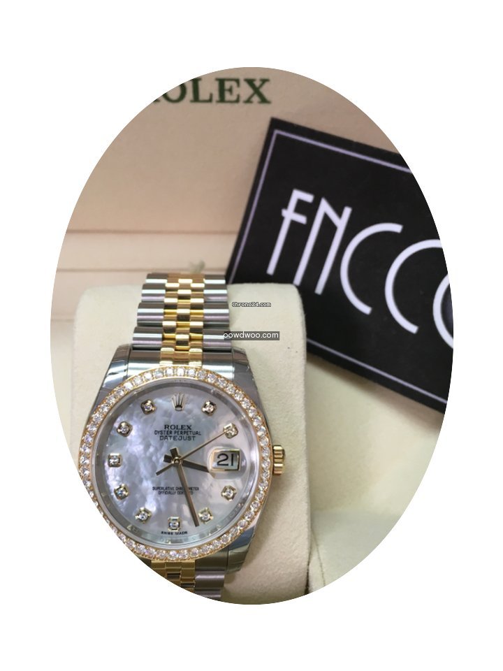 Rolex Datejust 116243 White MOP Diamond...