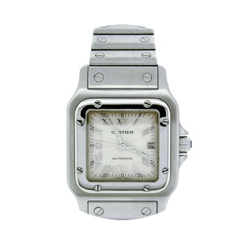 Cartier Santos Galbee Stainless Steel Gu...