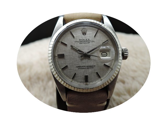 Rolex DATEJUST 1601 SS ORIGINAL Silver T...