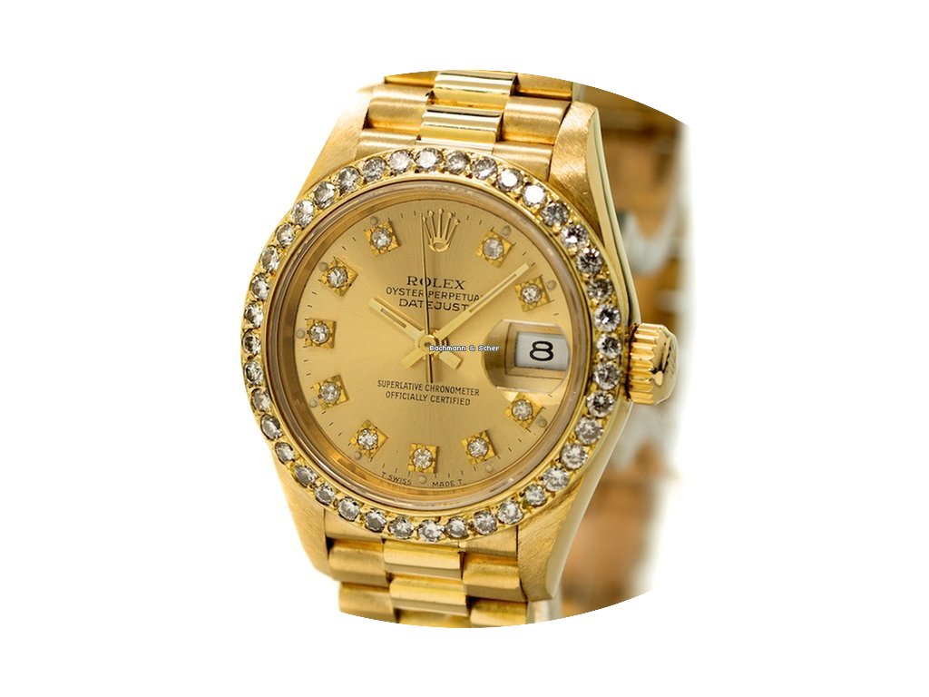 Rolex Datejust Lady Ref-69178 18 k Yello...