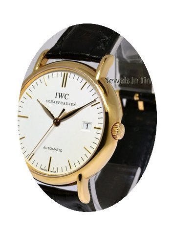 IWC Portofino 18k Rose Gold Mens Automat...