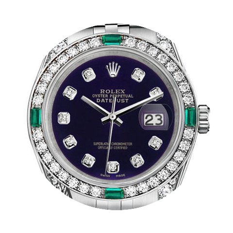 Rolex Ladies Rolex 26mm Datejust Purple ...