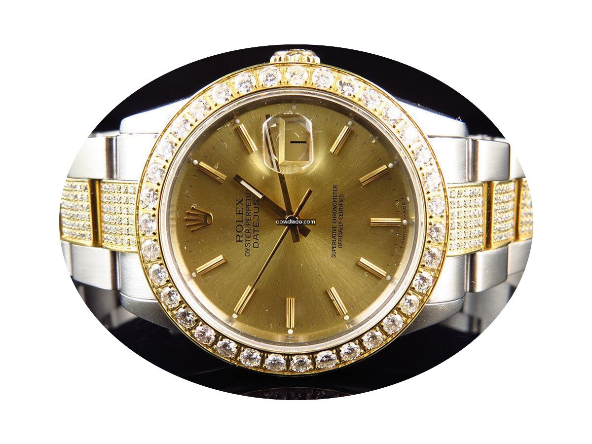 Rolex Datejust 36 MM 2 Tone Stainless St...