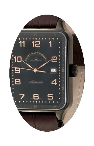 Zeno-Watch Basel Square Spezial Black Re...