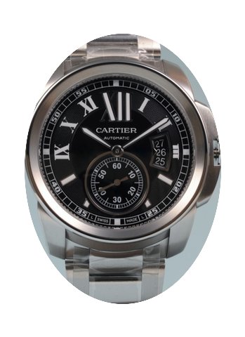 Cartier Calibre de Cartier Stahl schwarz...