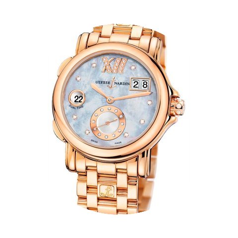 Ulysse Nardin Dual Time Grey Rose Gold 1...