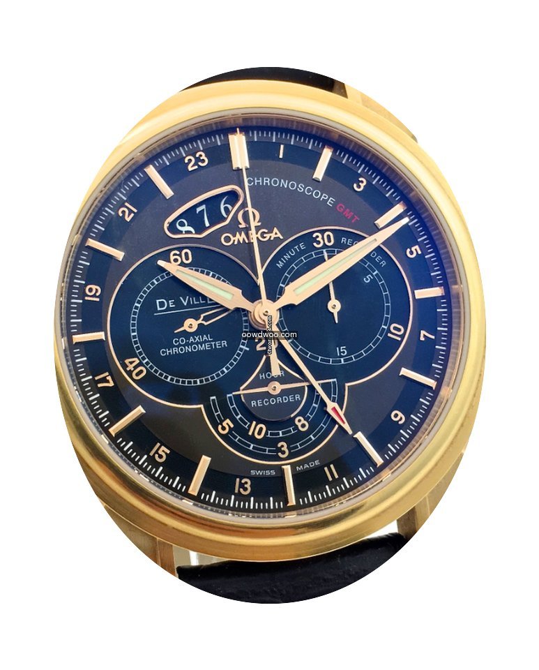 Omega De Ville Chronoscope GMT 44 mm Co-...