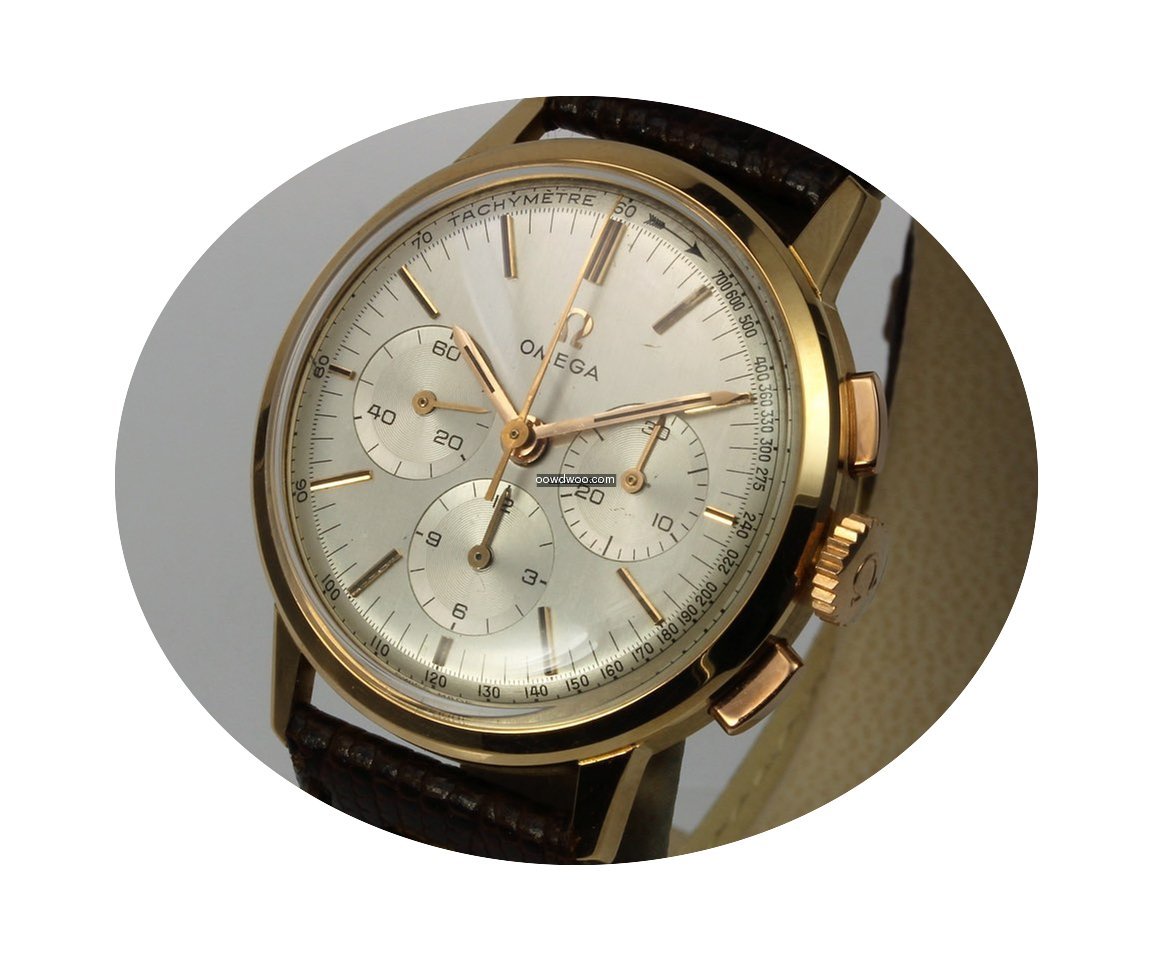 Omega top Vintage Chronograph 18K Roség...