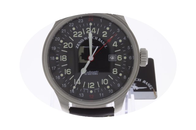 Zeno-Watch Basel Oversized Pilot 24h GMT...