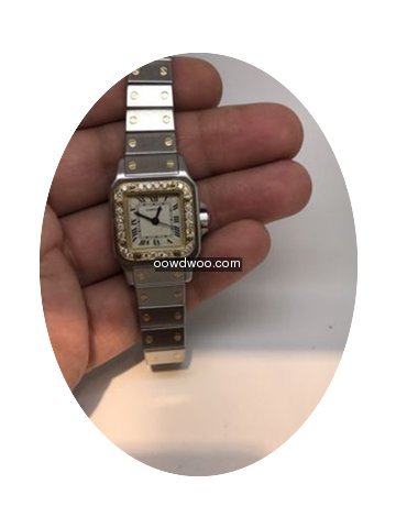 Cartier Santos Automatic 18k Gold &steel...