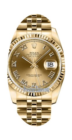 Rolex Datejust 36mm Yellow Gold Midsize ...