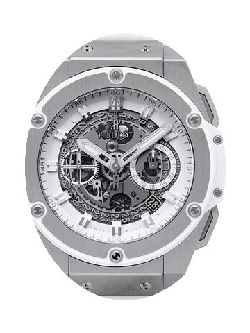 Hublot King Power Unico Titan White 701....