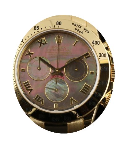 Rolex New Daytona 116528 18k Yellow Gold...