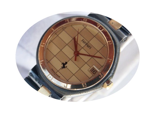 Cartier FERRARI quartz F1 en OR et Acier...