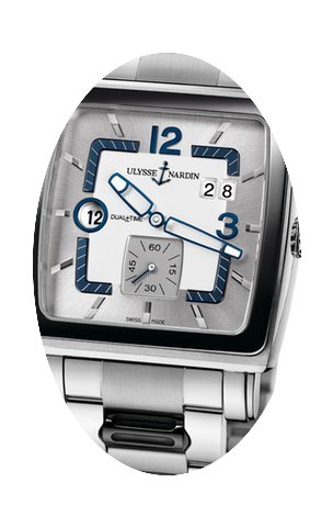 Ulysse Nardin Quadrato Dual Time Mens Wa...